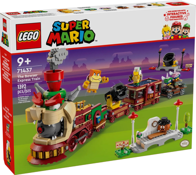 Конструктор LEGO Super Mario Баузер та швидкісний поїзд 1392 деталей (71437)