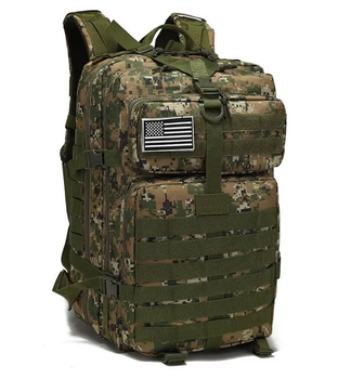 Тактический походный рюкзак Solve на 45 л D3-GGL-307 Темный пиксель