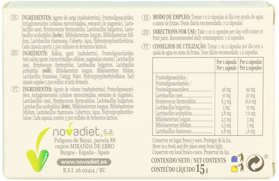 Suplement diety Novadiet Novacilus 30 kapsułek (8425652520690)