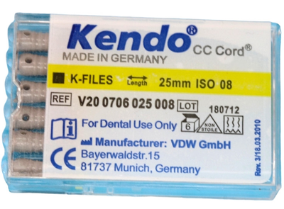 К-файлі KENDO 25 мм #08