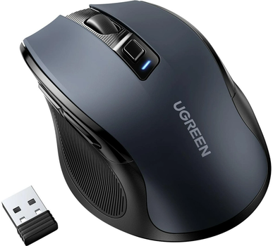 Беспроводная мышка UGREEN MU006 Ergonomic Wireless Blue (90545)