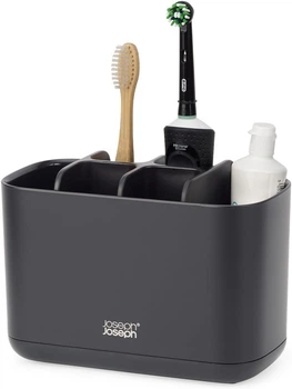 Органайзер для зубних щіток Joseph Joseph EasyStore Large Toothbrush Caddy (Black) 70599