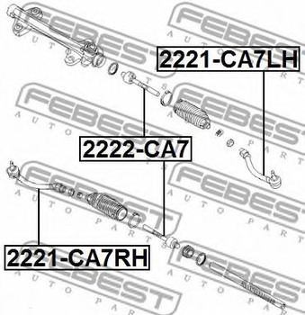 Рулевой наконечник Febest (2221CA7LH)