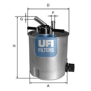 Паливний фільтр UFI (5539400)