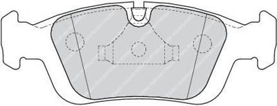 Гальмівні колодки дискові Ferodo (FDB1300)