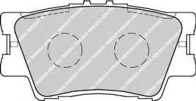 Гальмівні колодки дискові Ferodo (FDB1892)