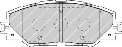 Гальмівні колодки дискові Ferodo (FDB4136)
