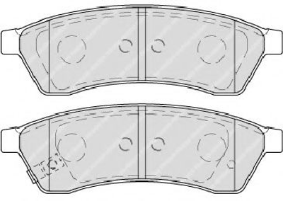 Тормозные колодки дисковые Ferodo (FDB4305)