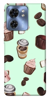 TPU чохол Demsky Coffee and sweets для Motorola Edge 40