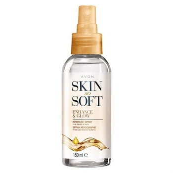 Легкий спрей-автозагар для тела Avon Skin So Soft «Сияние»150 мл