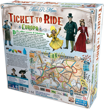 Dodatek do gry planszowej Asmodee Ticket to Ride: Europa (0824968717325)