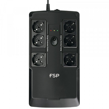 Джерело безперебійного живлення FSP PPF3602301 NanoFit 600 600ВА/360Вт USB LED 6хSCHUKO AVR