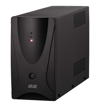 Источник бесперебойного питания 2E 2E-ED2000 2000ВА/1200Вт LED 2xSchuko Black