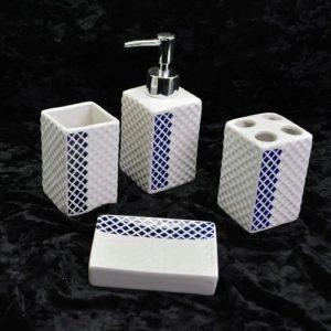 Набір для ванної "Mosaic blue" 4пр/наб 22*19*6.7см WW00761