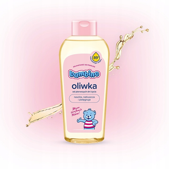 Oliwka Bambino z witaminą F dla dzieci natłuszczająca i pielęgnująca 150 ml (5900017364001)