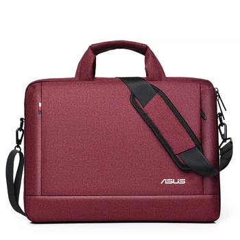 Сумка для ноутбука противоударная 15,6"-17" Asus, Асус Бордовая ( код: IBN017R3 )