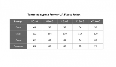 Тактична куртка Fronter UA Fleece Jacket Green - XXL