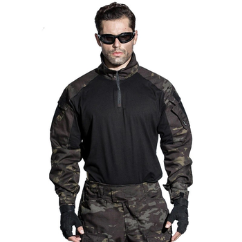 Тактична сорочка Emerson G3 Combat Shirt Camo Black - S