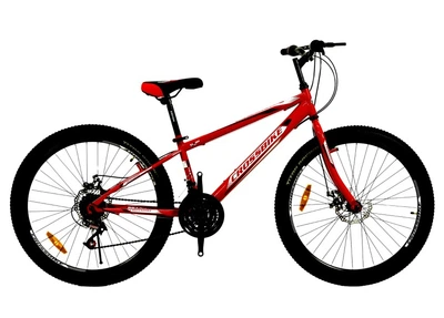 Велосипед CrossBike 24 Spark D-Steel Рама 11 red