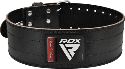 Пояс для пауерліфтингу RDX RD1 шкіряний S Black (WPB-RD1B-S)