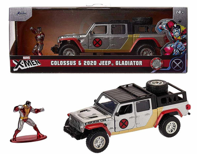 Metalowy model samochodu Jada Toys Marvel X-Men Jeep Gladiator z figurką 1:32 (4006333080272)