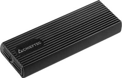 Зовнішня кишеня Chieftec CEB-M2C-TL M.2 NVME/SATA USB 3.1 Type-C Black (CEB-M2C-TL)