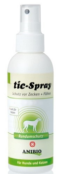 Spray dla psów i kotów Anibio ochrona przed kleszczami pchłami i roztoczami 150 ml (4025332950034)