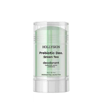 Парфюмированный дезодорант с гиалуроновой кислотой и пребиотиками Hollyskin Prebiotic Deo. Green Tea