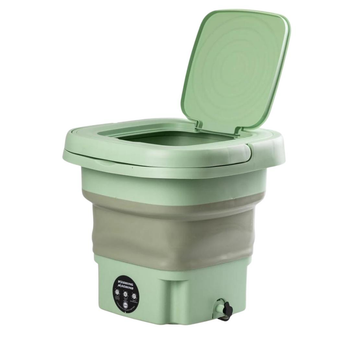 Стиральная машина портативная Mini Folding Washing Machine, мини стиралка Зеленая MF-420-Green