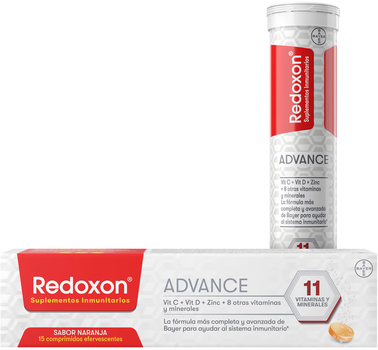 Witaminy Redoxon Advance Vitamina C 15 tabletek Pomarańcza (8470002037670)