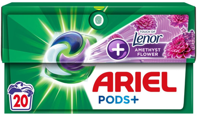 Капсули для прання Ariel Amethyst Flower All-in-1 PODS 20 шт (8700216357098)