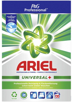 Пральний порошок Ariel Professional Universal+ 120 прань 7.2 кг (8700216166294)