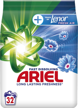 Пральний порошок Ariel Touch Of Lenor Fresh Air 32 прання 1.76 кг (8700216438025)