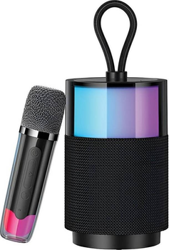 Głośnik przenośny Usams YIN Series Bluetooth + mikrofon bezprzewodowy Karaoke (YX13YX01)