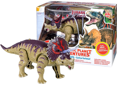 Figurka RS Toys Jurassic Planet Triceratops Walking 25 cm (8004817098689)