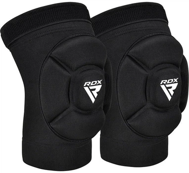 Наколенники спортивные RDX Hosiery Knee Foam K5 L Black/White (HYP-K5BW-L)