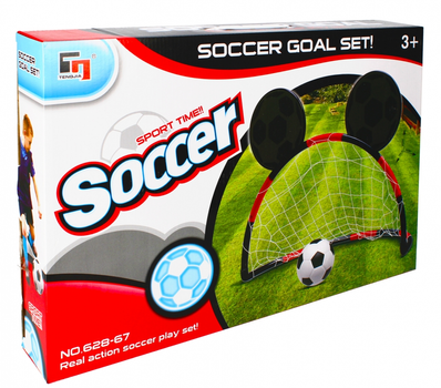 Bramka do piłki nożnej Mega Creative Soccer Goal z akcesoriami 105 x 74 x 53 cm (5903246489385)