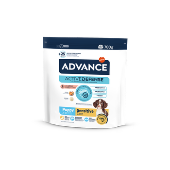 Корм для щенков всех пород склонных к пищевой аллергии Advance Puppy Sensitive Salmon and Rice с лососем и рисом, 700 г