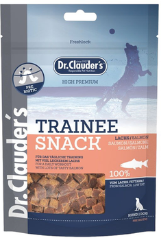 Ласощі для собак Dr.Clauder's кубики з лососем 80 г (4014355224505)