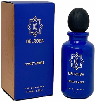Woda perfumowana męska Delroba Sweet Amber 100 ml (3551440592022)