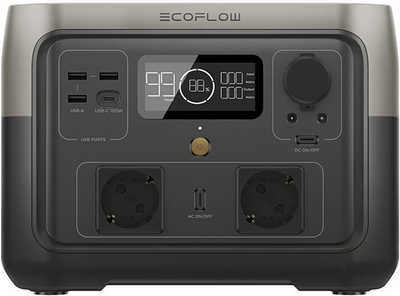 Зарядна станція EcoFlow RIVER 2 Max / 500 Вт / 512 Вт⋅год / LiFePO4 (ZMR610-B-EU)