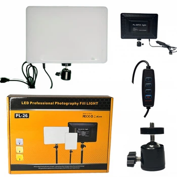 Лампа видеосвет LED PL-26 23х16 cm 240 Lights 3200K-5600K Remote USB Control