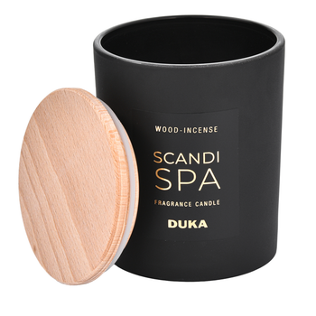 Świeca zapachowa sojowa Duka Scandi Spa Wood-incense 170 g (5904422219901)