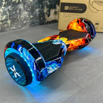 Гіроборд SMART BALANCE U8 Infinity 2024 Огонь и Лед з Bluetooth колонкою і LED - підсвіткою колес