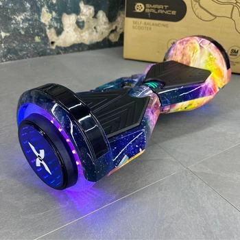 Гироборд SMART BALANCE U8 Infinity 2024 Галактика с Bluetooth колонкой и LED – подсветкой колес