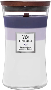 Ароматична свічка Woodwick деревна Trilogy Evening Luxe 160 годин (1743629E)