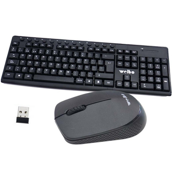Беспроводная клавиатура и мышка Wireless suit Weibo WB-8012 24Ghz Комплект 2 в 1