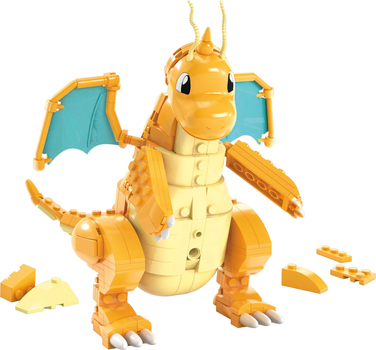 Zestaw klocków Mattel Mega Pokemon Dragonite 387 części (0194735107919)