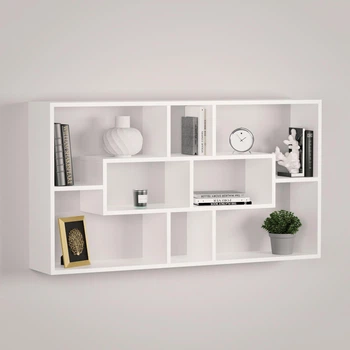 Книжная полка ПК-4 648х1200х220 мм Белый