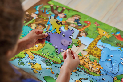 Puzzle Orchard Toys Who Is In The Jungle 25 elementów (8054144613017)